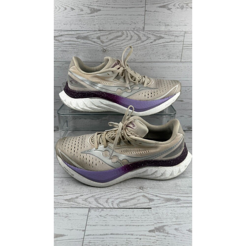Saucony Endorphin Speed 4 S10940-210 Gray Purple 10B Womens Running Shoes #697